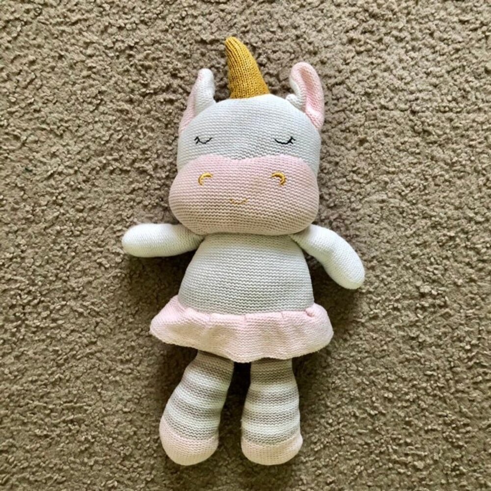 Living Textiles Kenzie Unicorn Plush Toy